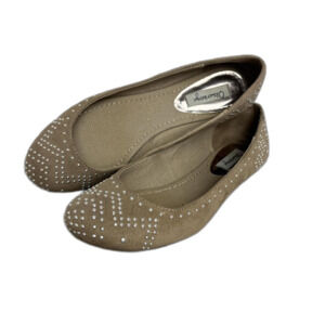 Olsenboye Tan Studded Ballet Flats Size 8.5
